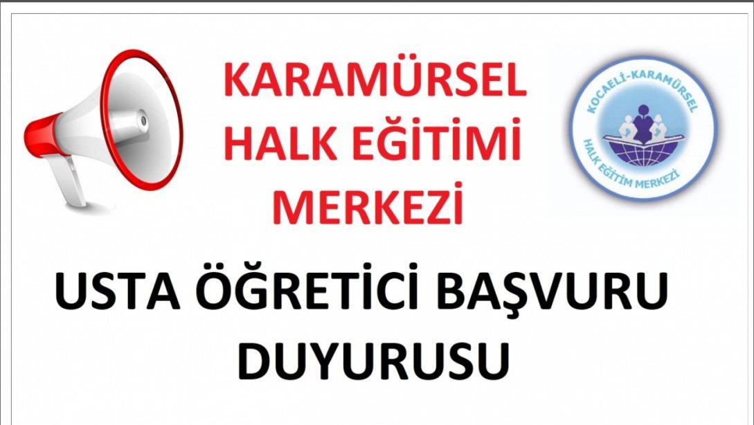 USTA ÖĞRETİCİ BAŞVURU DUYURUSU